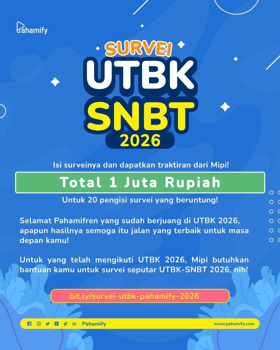 Pahamify | TO + Live Class UTBK & Ujian Mandiri tweet media