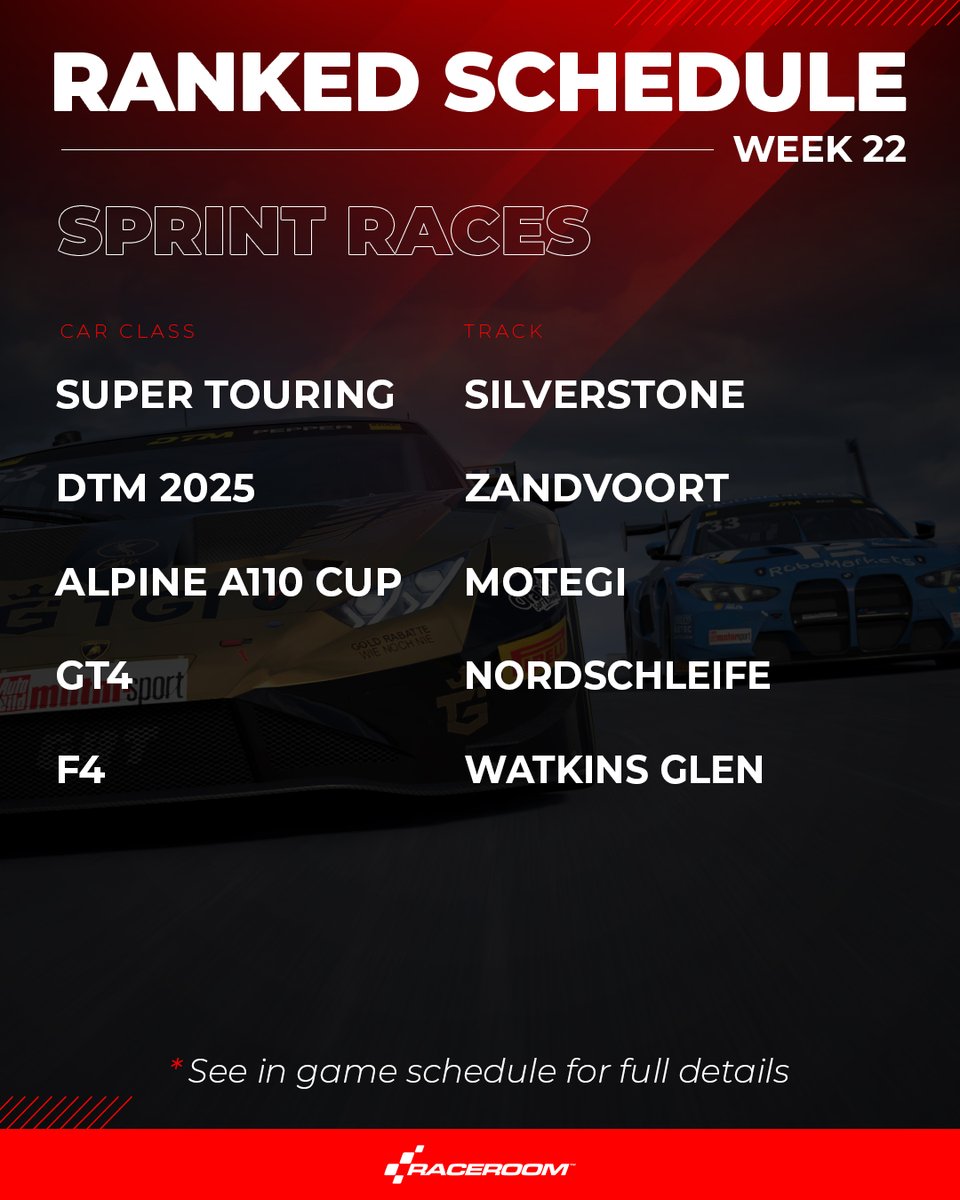 RaceRoom tweet media