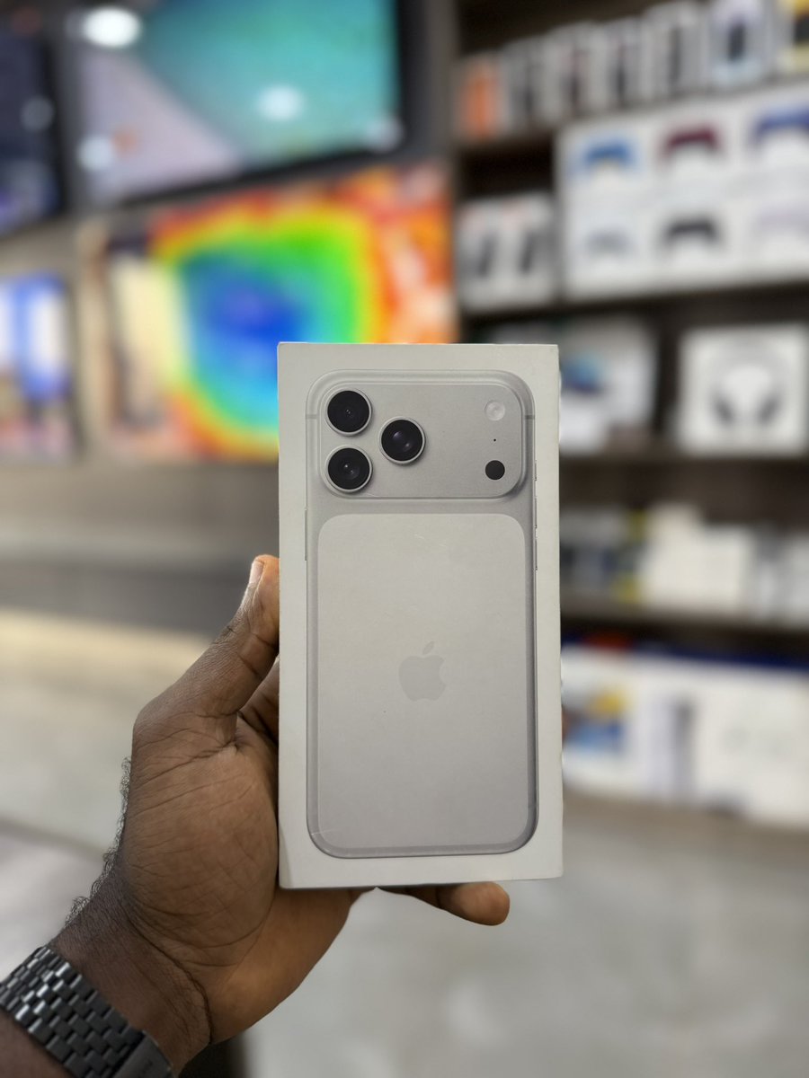 sja_electronics's tweet photo. iPhone 17 Pro Max 512gb Esim Unlocked 

GH₵ 17,999

Talk to us! 
☎️059-861-7460

Visit us - SJA Electronics on Google maps 
📍Ashaley Botwe, Top Floor of the building adjacent Peace Be Plaza. https://t.co/nb6wQVirFD