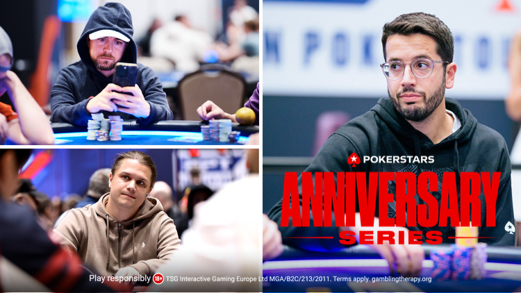 PokerStarsBlog's tweet photo. Patrick Leonard, Niklas Astedt and Juan Pardo are among the winners from the biggest weekend of @PokerStars Anniversary Series yet.

👉https://t.co/Vn2GVxKnuA https://t.co/cWccQfh3po