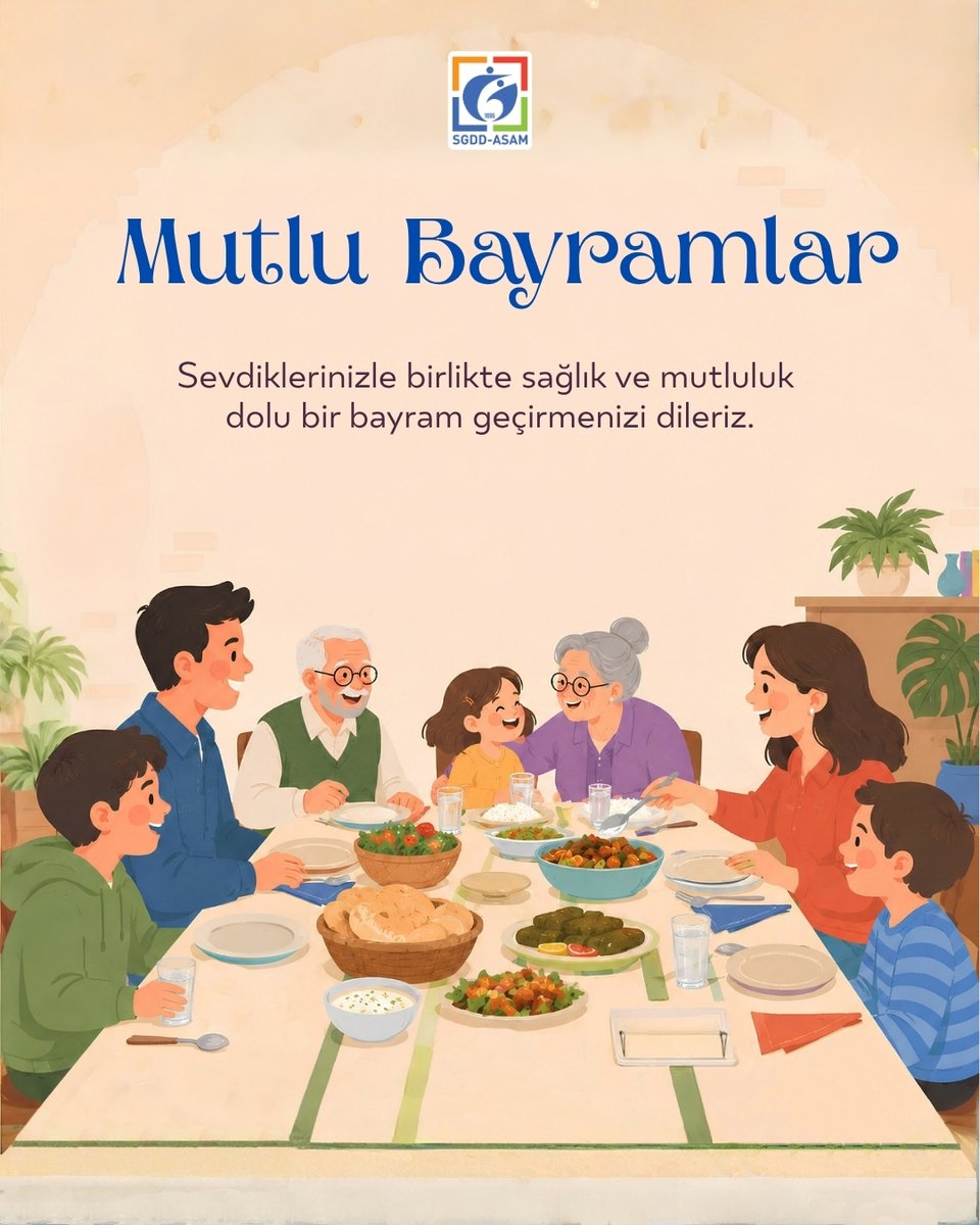 sgdd_asam's tweet photo. Kurban Bayramınız kutlu olsun ☺️ Sevdiklerinizle birlikte sağlık ve mutluluk dolu bir bayram geçirmenizi dileriz.

Bayram vesilesiyle arabayla yola çıkacaklara ise güvenli sürüşler ve iyi yolculuklar ☺️ https://t.co/rqksRu2YCE