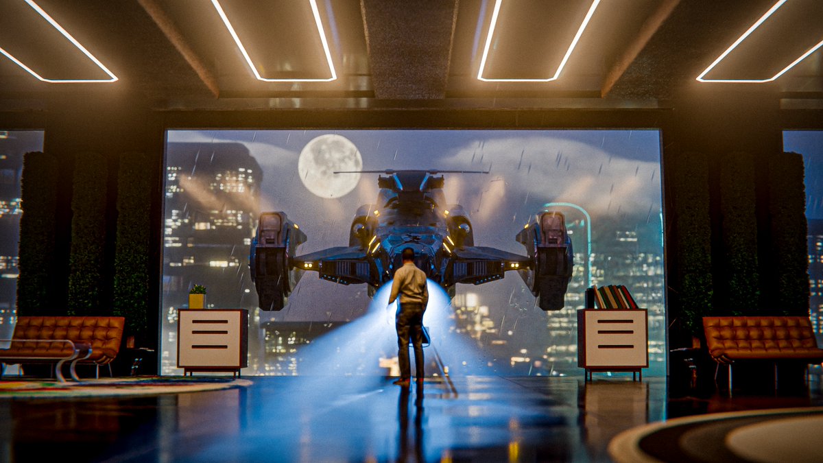 Falco3DR's tweet photo. π "SENTINEL"π΅
Trying some new things with this futuristic Blender animation.
A quiet moment in a cyberpunk city⦠until the danger arrive.
#blender, #blender3d, #b3d, #3dart, #3drender, #cgi, #cyberpunk, #scifi, #animation, #environmentart, #digitalart,#environmentdesign, https://t.co/n4pQwkvflk