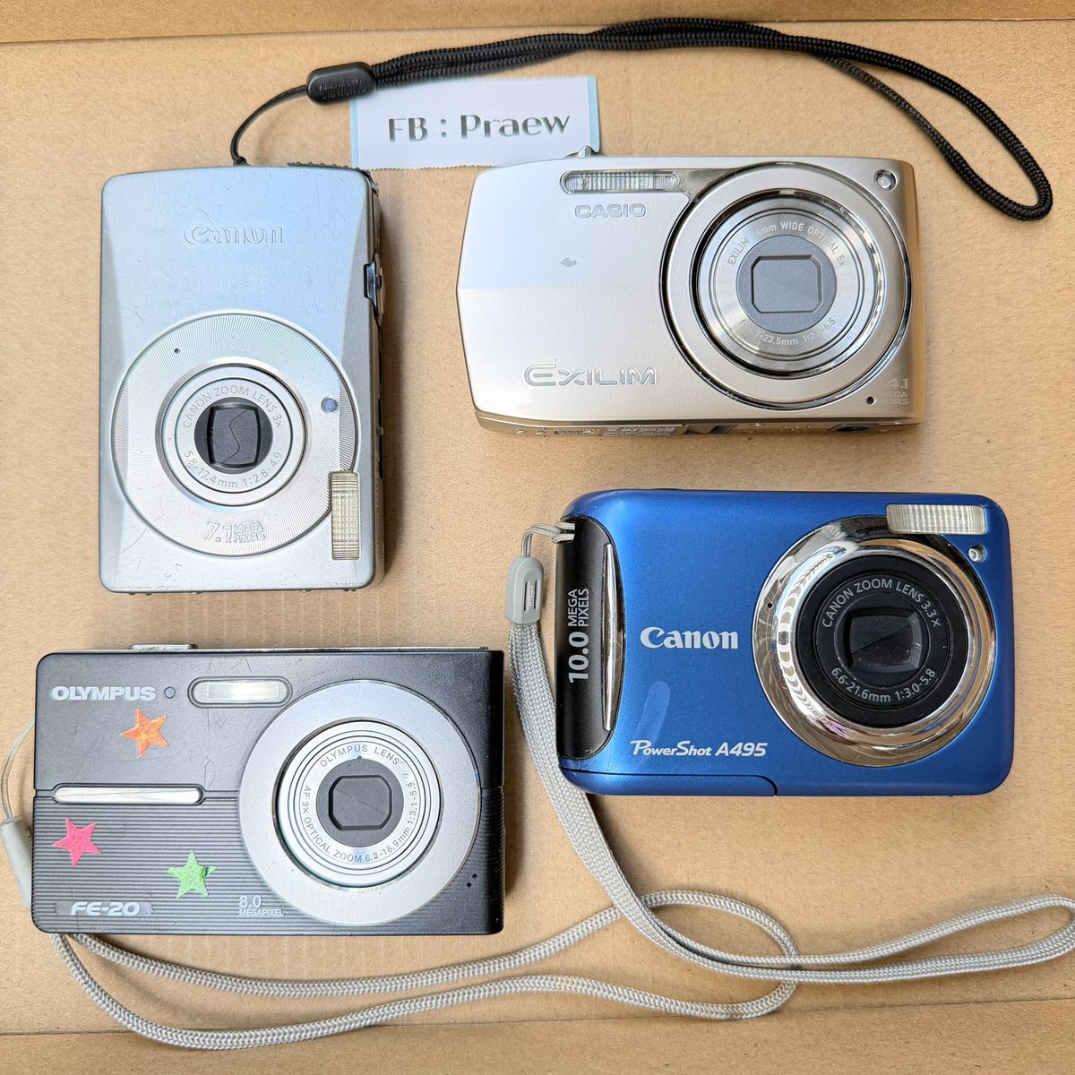 prwrtuen1's tweet photo. 📸ส่งต่อกล้องค้าบ 
✅กดผ่านShopeeได้น้า(เค้ามีร้าน)
1️⃣Canon ixus75 — 2,900฿ส่งฟรี
2️⃣canon powershot a495 — 3,100฿ส่งฟรี
3️⃣ Casio Ex-z2300 — 2,000฿ส่งฟรี
4️⃣ Olympus FE-20 — 1,600฿ส่งฟรี

ดีเทล/รูปเพิ่มเติมในเม้นค้าบ👇👇👇

#กล้องดิจิตอล #กล้องดิจิตอลมือสอง #กล้องcanon #กล้อง https://t.co/STkrYfADHE