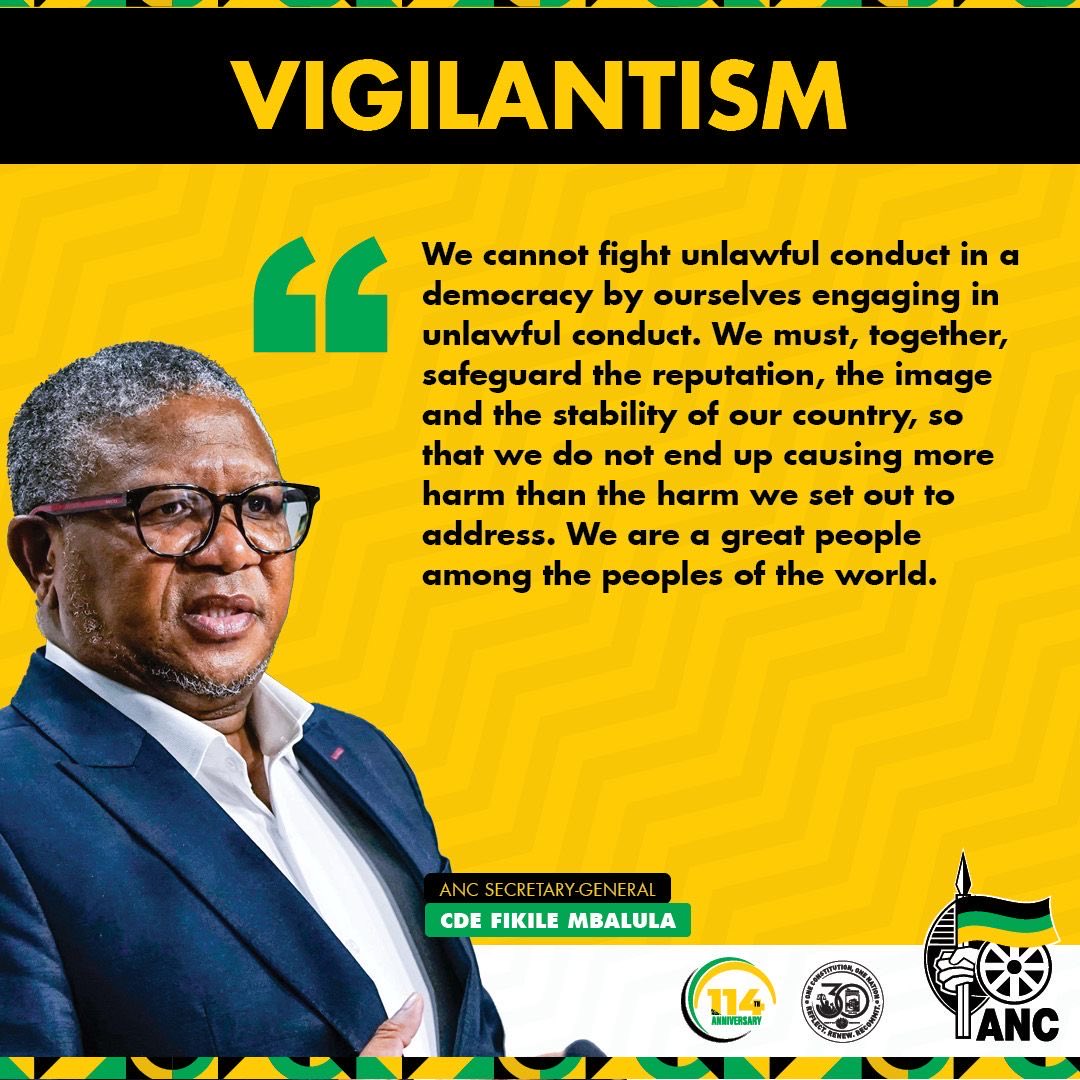 ANC SECRETARY GENERAL | Fikile Mbalula tweet media