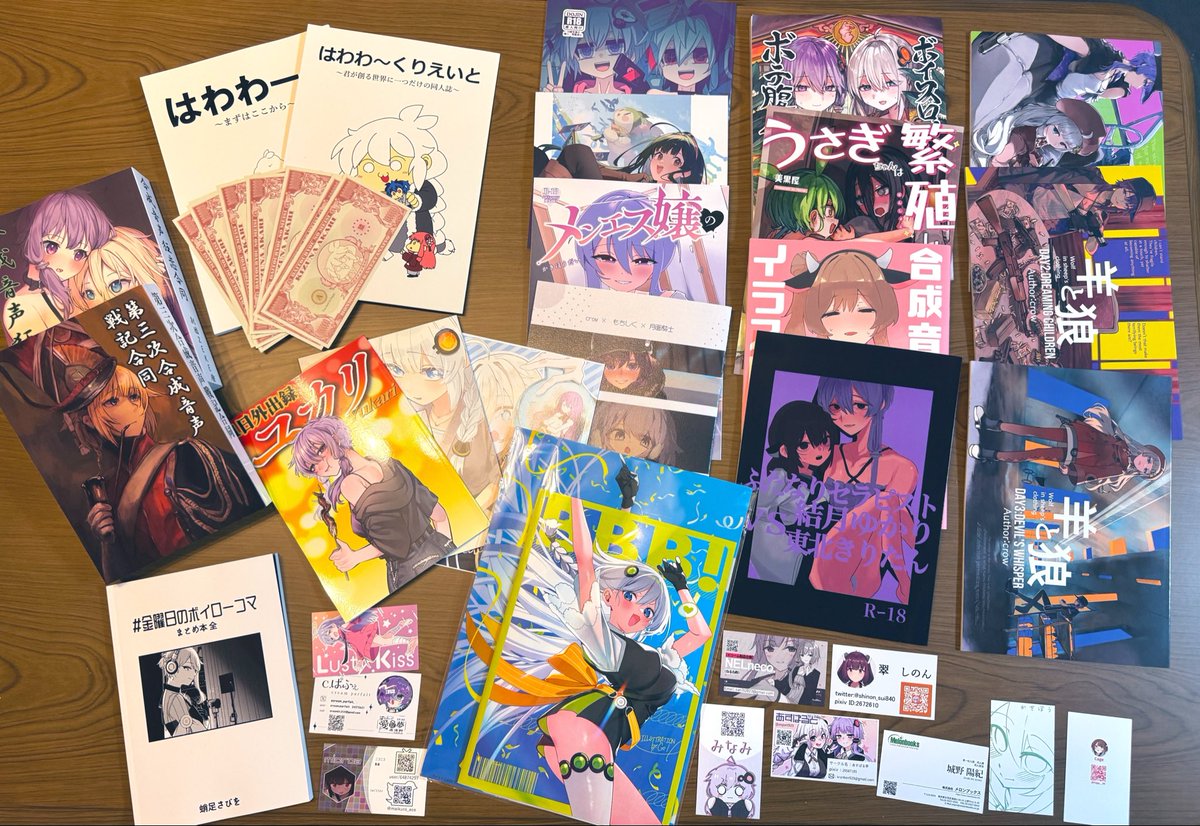 声音の宴で頂いたものや購入したものです!
沢山の差し入れやファンレター等本当にありがとうございます🙏 