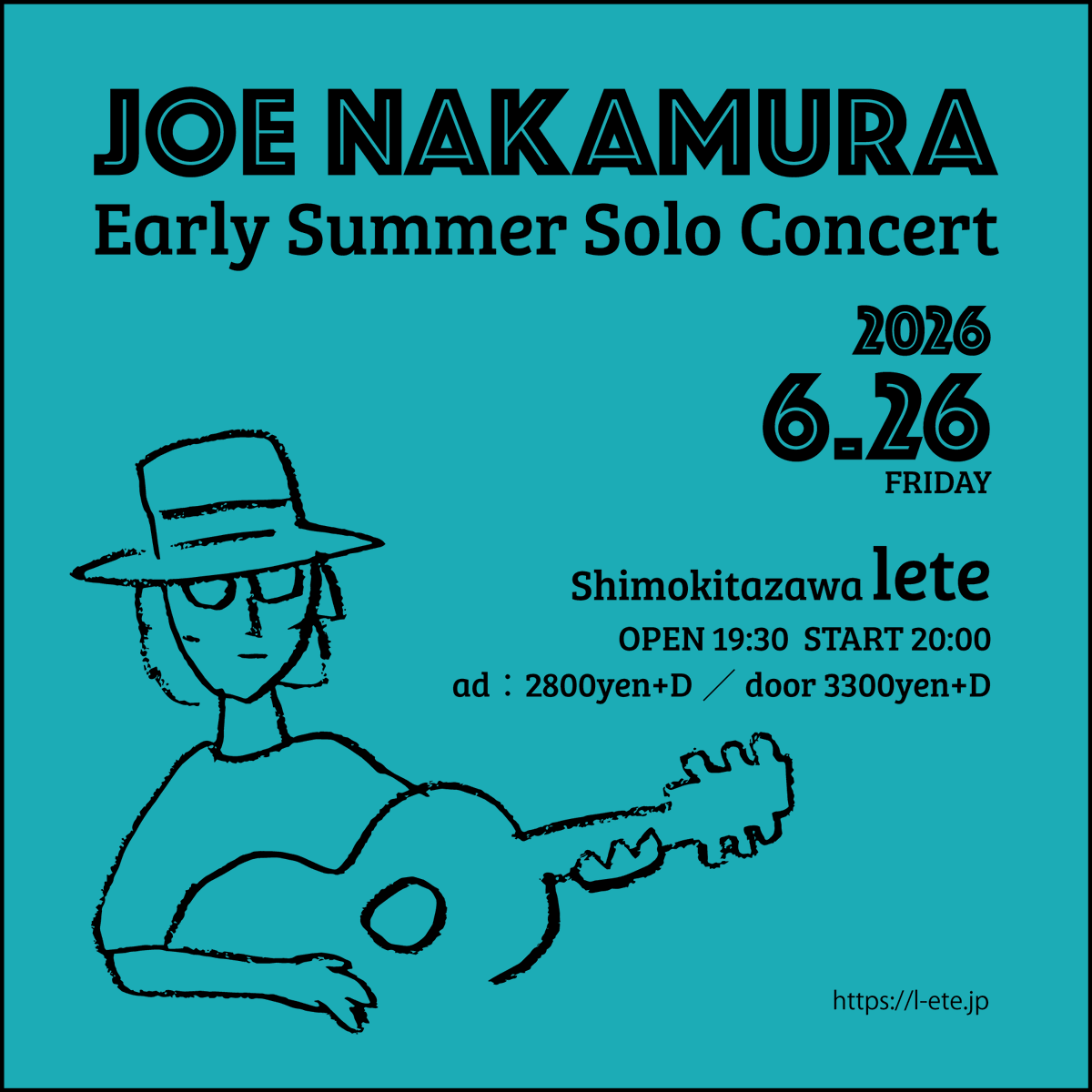 joe19701029's tweet photo. 来月6/26（金）下北沢leteでのワンマンソロライブ、本日より予約開始しました。
久々のソロワンマン、全キャリアから色々歌いますので、是非とも足をお運びください。
4649！！！
https://t.co/KRTSUWdk53 https://t.co/JiPl5DQGov