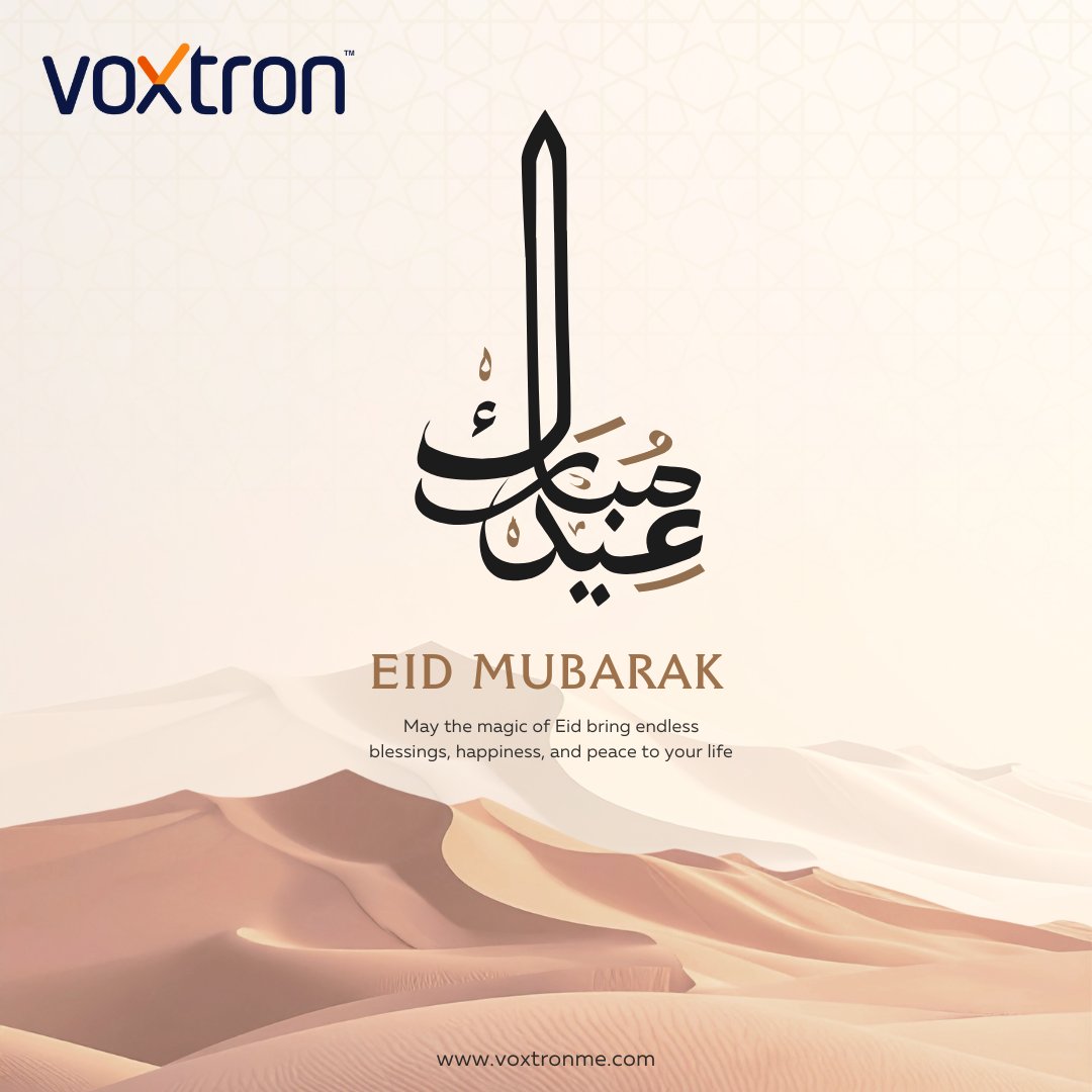 Voxtronsolution's tweet photo. 𝗘𝗶𝗱 𝗔𝗹 𝗔𝗱𝗵𝗮 𝗠𝘂𝗯𝗮𝗿𝗮𝗸 🌙✨

Wishing you peace, happiness, prosperity, and inspired creativity this festive season.

#EidAlAdha #EidMubarak #Voxtron https://t.co/NQeMB3sMC0