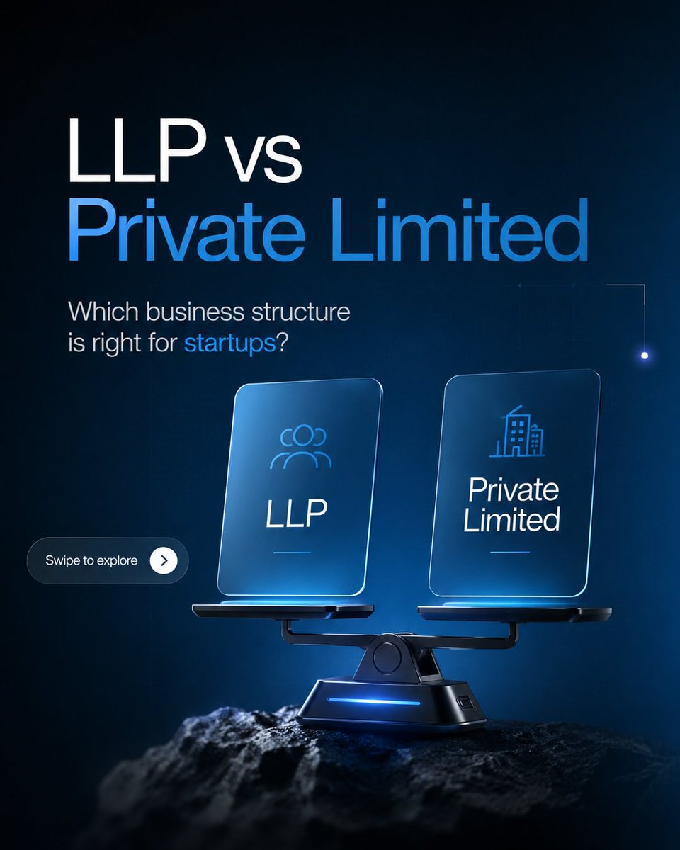 RegisterKaro's tweet photo. Choosing the right business structure is one of the most important decisions for your business.

✅ Get expert guidance and make an informed decision from the start.
👉Visit  https://t.co/hHjBxjV7sy today!

#LLP #PrivateLimited #StartupIndia #RegisterKaro #BusinessRegistration https://t.co/JrDvuf8FY4