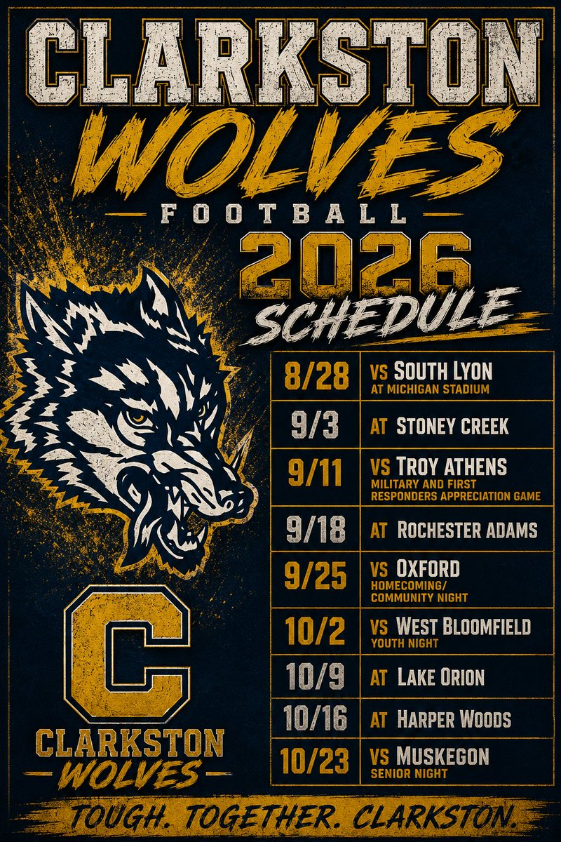 Clarkston Wolves Football tweet media