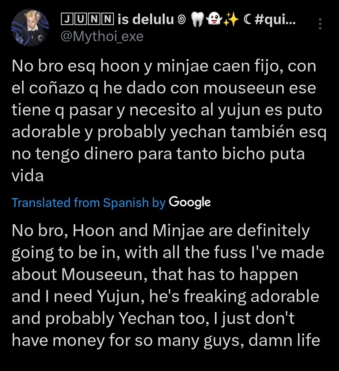 🄹🅄🄽🄽 is delulu ꩜ 🦷👻✨️ ☾ #quietisviolent tweet media