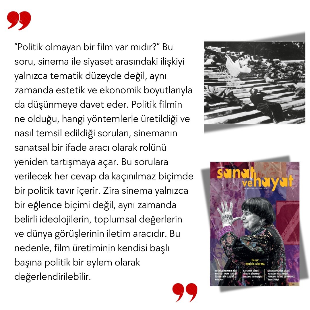 Sanat ve Hayat Dergi tweet media