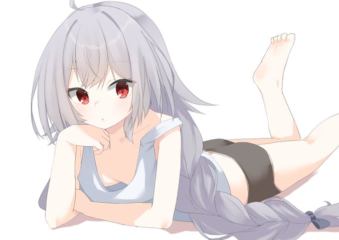 暑くなってきたのでタンクトップショーパンつかさ様 #つかさ肖像画