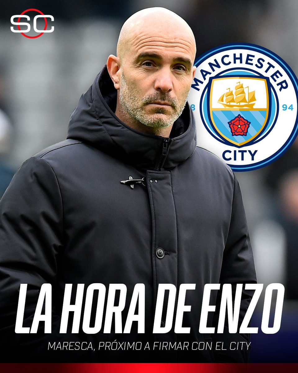SC_ESPN's tweet photo. 🔜 SE VIENE LA ERA MARESCA: informa @FabrizioRomano que el italiano, de último paso por Chelsea, tiene todo listo para ser el nuevo DT del Manchester City y firmar contrato por los próximos tres años.

¿Cómo creés que le va a ir? https://t.co/HOxNtQCYpJ