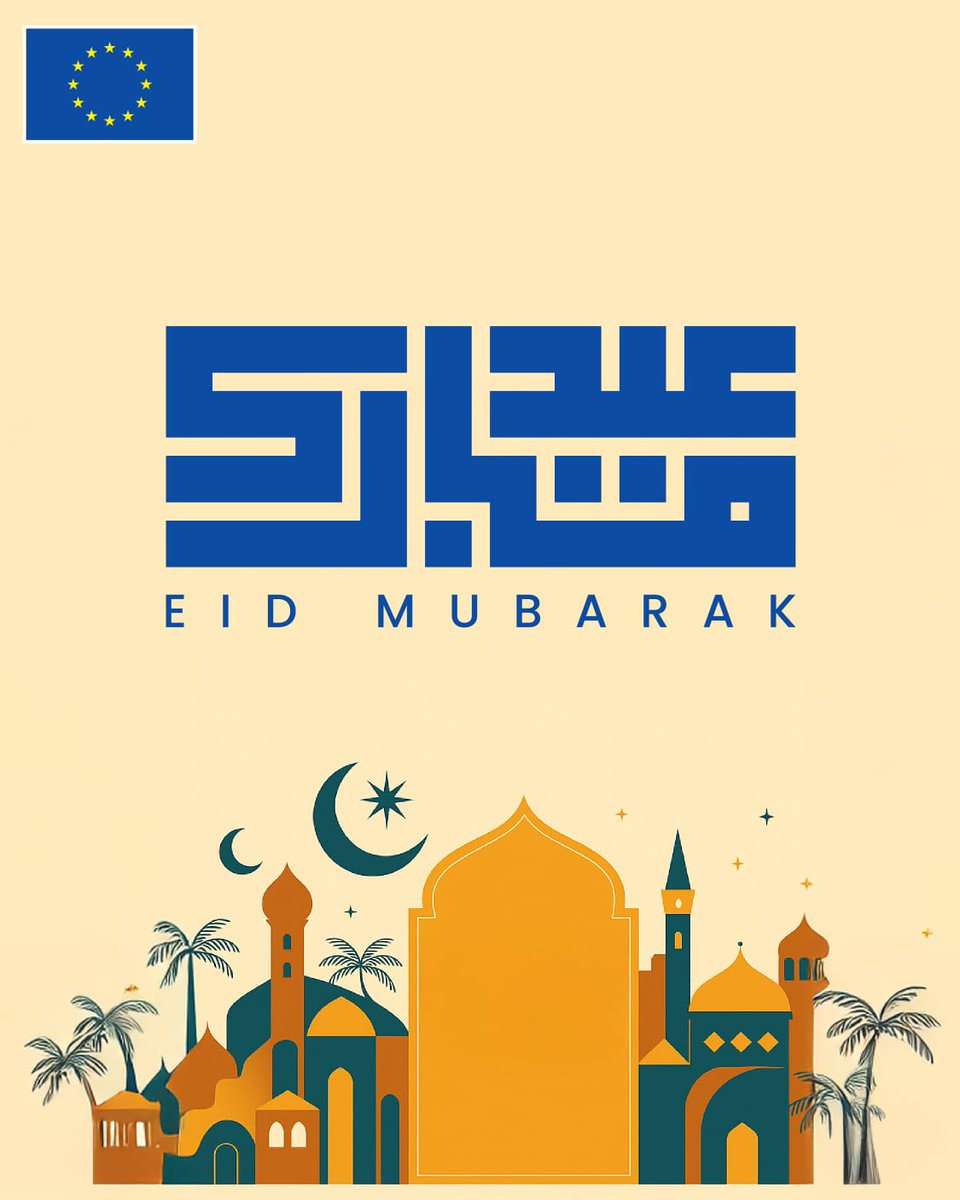 EUinKuwait's tweet photo. 🇪🇺 Ambassador Anne Koistinen sends her warmest greetings to HH the Amir of Kuwait Sheikh Mishal Al-Ahmad Al Sabah, HH the Crown Prince Sheikh Sabah Khaled Al-Sabah , and the people of Kuwait on #EidAlAdha! May this blessed occasion bring peace and prosperity to all. Eid Mubarak. https://t.co/S99c7ipwJq