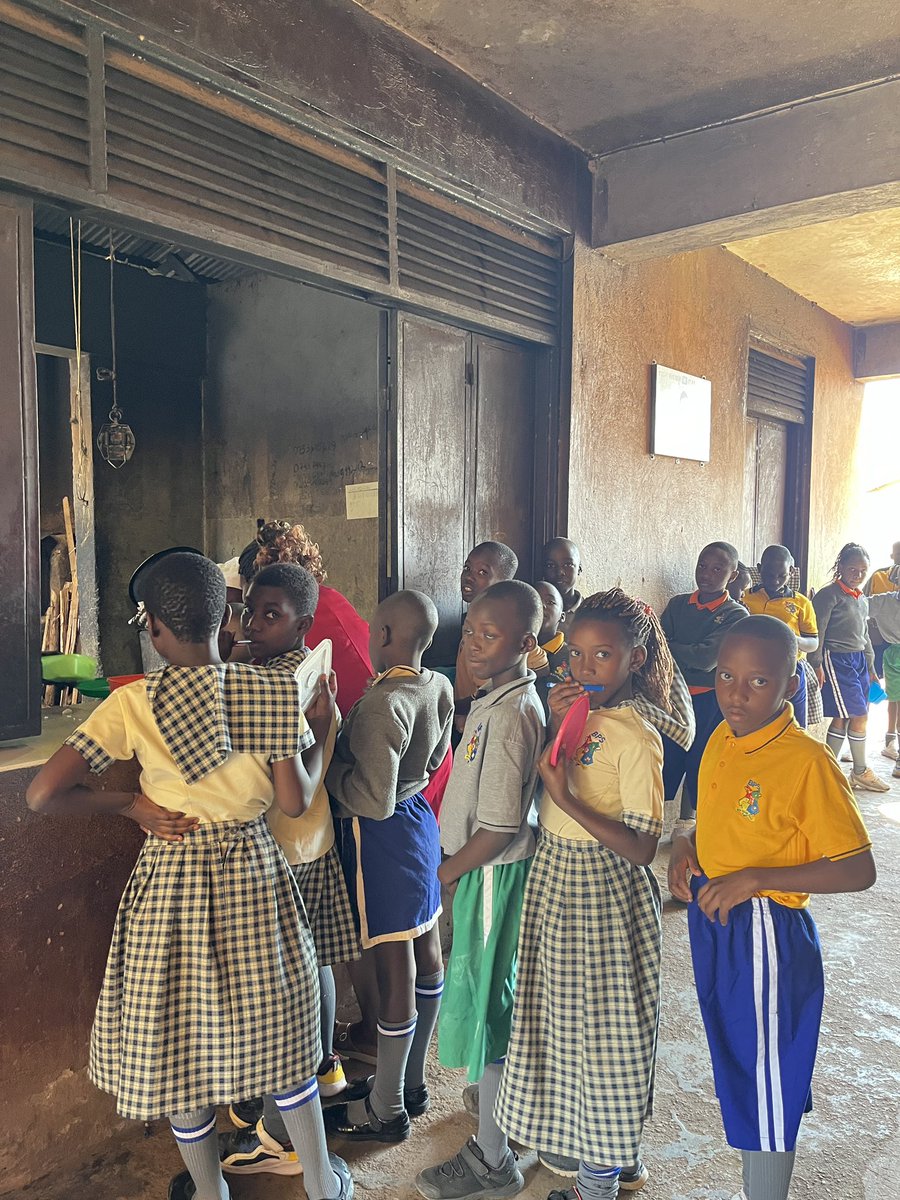 TechPlusLoveNGO's tweet photo. Term 2 has started on a positive note as the Free Lunch Program officially resumes at Bukoto Primary School — ensuring our children learn, grow, and smile with full hearts and full plates. 🍽️📚 #FreeLunchProgram #EducationMatters #Term2 https://t.co/9RMpeumE7C