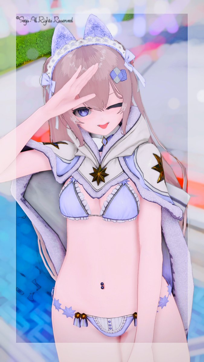 dumbmiu's tweet photo. 😜
#PSO2NGS_SS 
#メンテの日じゃないけどssを貼る https://t.co/1f6f1AD2Km