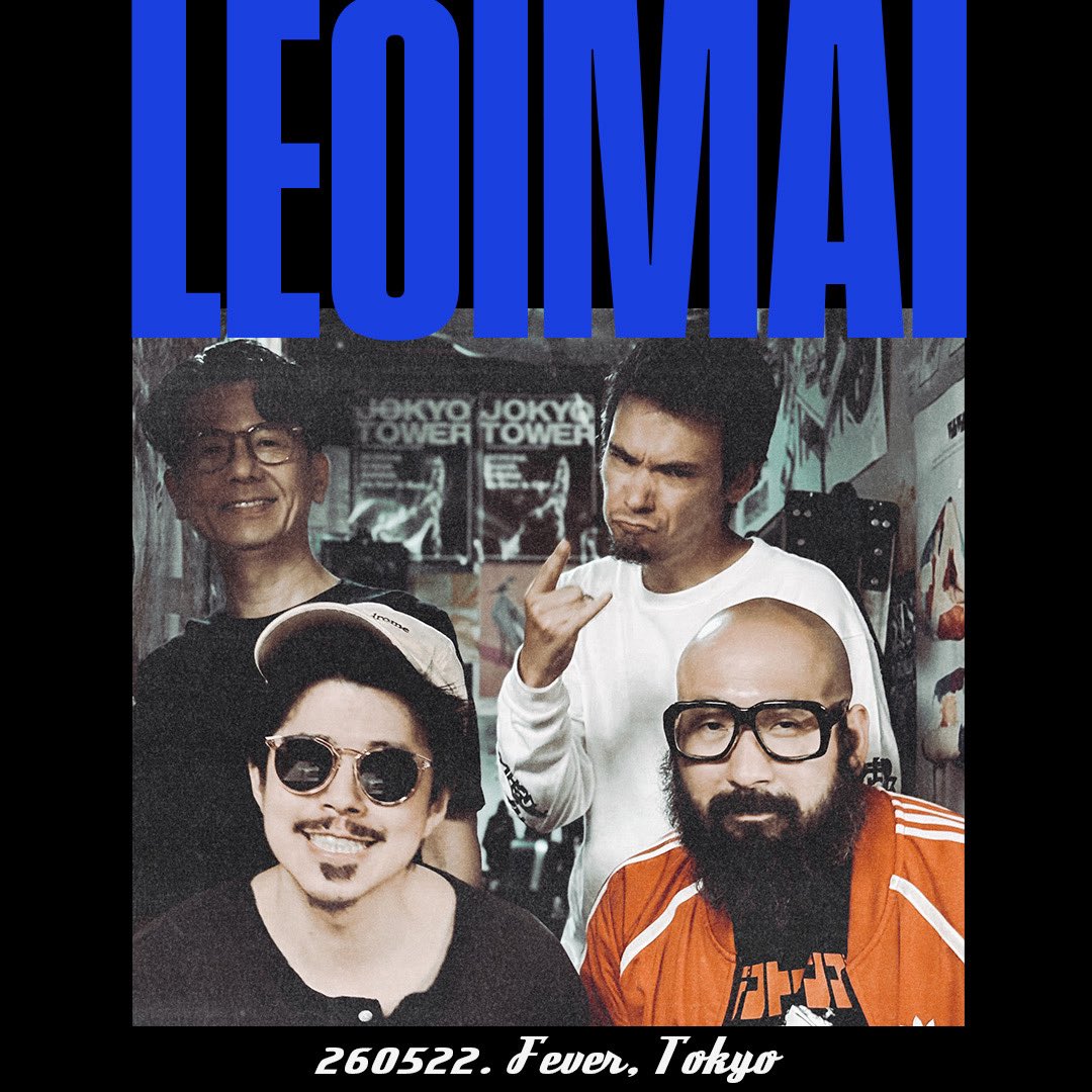 LEOIMAI's tweet photo. LEO IMAI SETLIST
26.05.22@ FEVER, TOKYO
（不完全バージョン)

Apple Music
https://t.co/oazooJnETk

Spotify
https://t.co/zYsLMXpEPb

YouTube 
https://t.co/t1sOqX1VFJ

#LEO今井 https://t.co/4f46LNOR2d