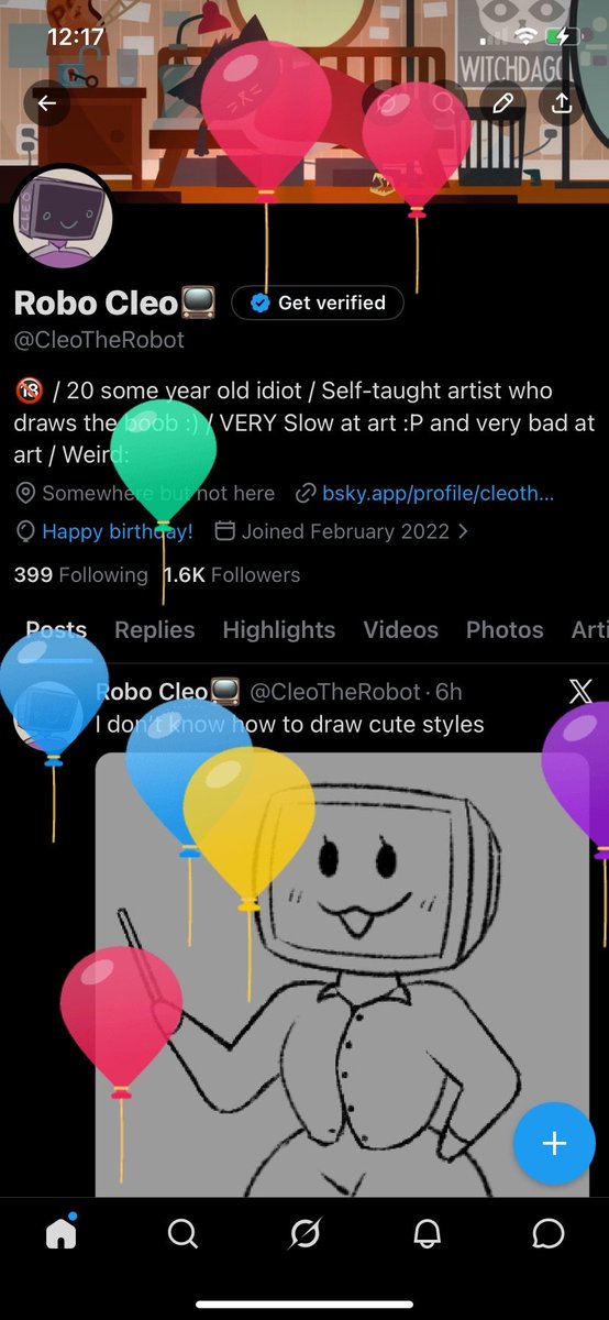 CleoTheRobot's tweet photo. Another year hek https://t.co/kT6kDXsVyE