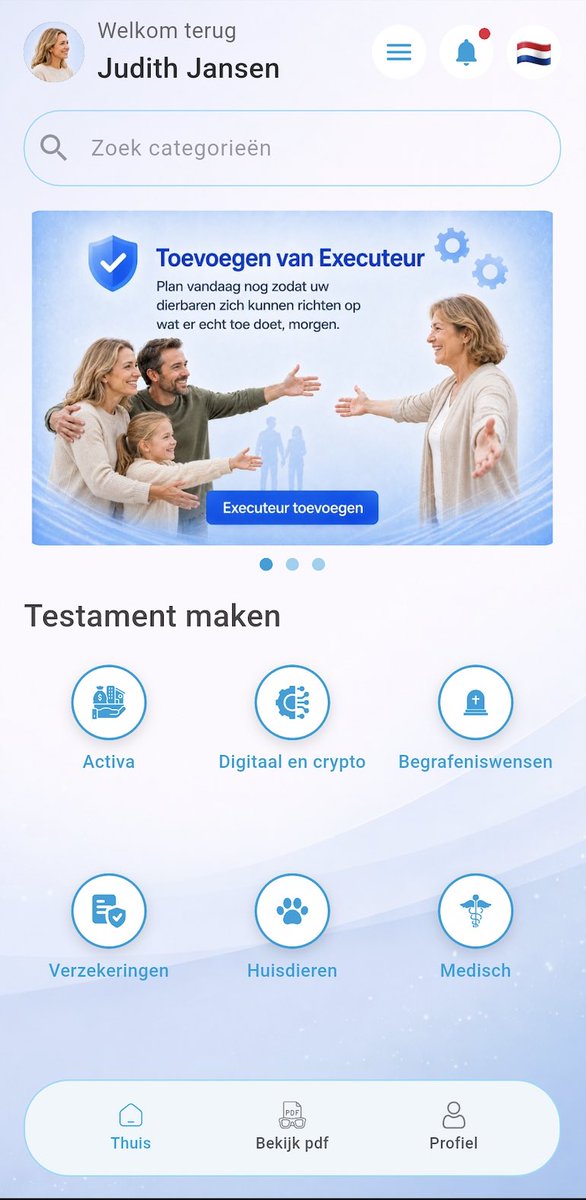 LegacyKeeperApp's tweet photo. 🚀 We betreden de laatste fase van Legacy Keeper, de digitale testament- en nalatenschapsapp. Onze wereldwijde lancering komt eraan 🌍

Lancering in 15 talen:
🇸🇦 🇳🇱 🇵🇹 🇫🇷 🇩🇪 🇮🇳 🇧🇩 🇨🇳 🇷🇺 🇰🇷 🇯🇵 🇪🇸 🇹🇷 🇵🇰 🇬🇧

Bezoek onze website voor updates

#LegacyKeeper #DigitaalTestament https://t.co/gtoR5hQblu
