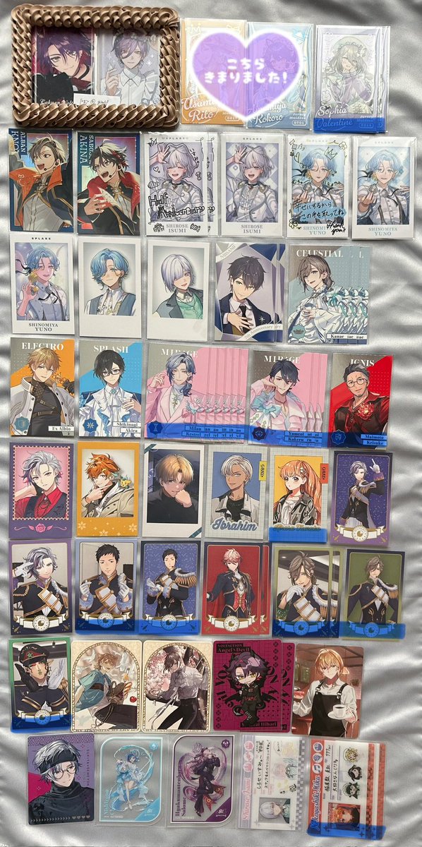 gim6f's tweet photo. 交換 譲渡 にじさんじ 3SKM VOLTACTION すぷれあ Oriens Dytica ROF-MAO 周年 チェキ カード

譲：画像1-3

求：https://t.co/t4oPQGP1cC

郵送
R⇄R、N⇄Nでの交換
青線は比率違い◎
赤線は同種交換or💝との交換のみ

お気軽にお声掛けお願いいたします🙇🏻‍♀️ https://t.co/KM5B1EhWwb