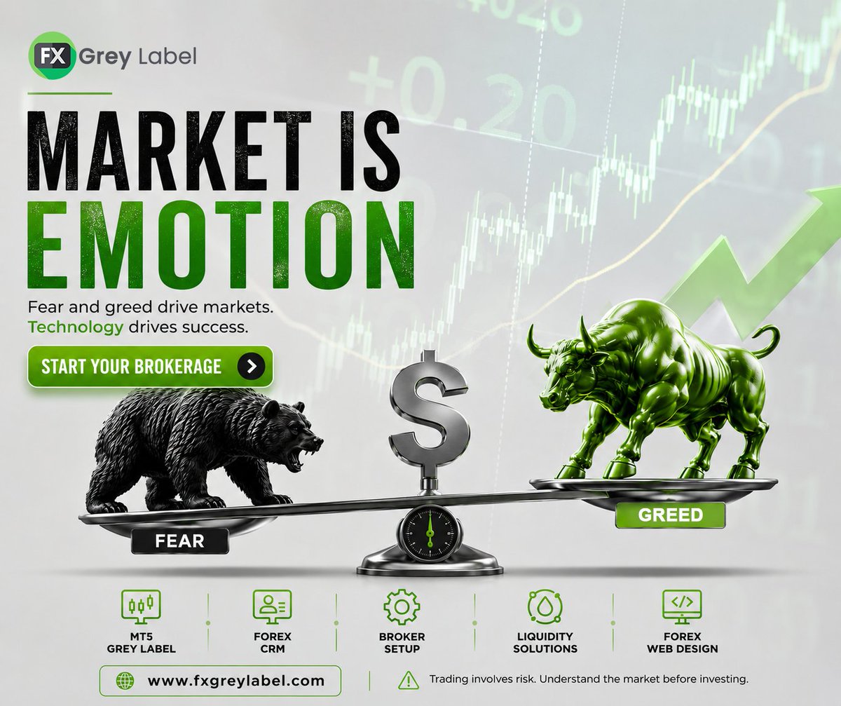 Fxgrey_Label's tweet photo. 📊 Markets are driven by two powerful emotions: Fear 🐻 and Greed 🐂. 

🌐 https://t.co/X5z05AAKH0
📱 +44 7418454824

#Forex #Trading #Brokerage #ForexBroker #MT5   #ForexCRM #TradingTechnology #ForexBusiness #Investing #MarketEmotion #BullVsBear #Finance #FXGreyLabel  #Broker https://t.co/V9pVIEprOL