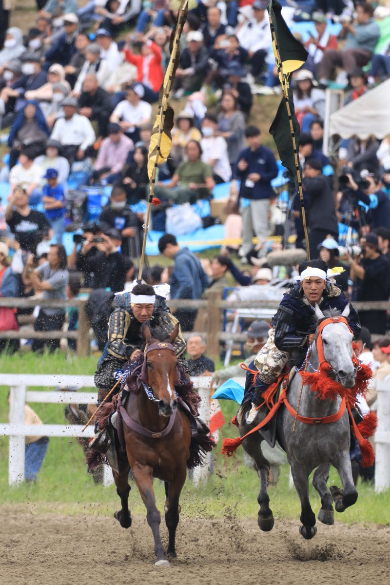 bigbo_anohana's tweet photo. 甲冑競馬

「迫力すげぇ」の一言なんですが、これプロの騎手がやってる訳じゃないのすごくないですか？？
日頃から相当練習してるんだろうなぁ…

#相馬野馬追2026 https://t.co/OOYx7cKHVb