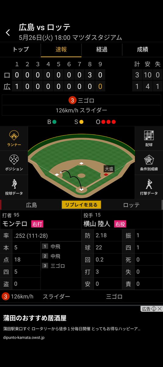 AniTeam26's tweet photo. 交流戦、初戦突破‼️
まりほーーー🎉
#chibalotte https://t.co/5d4moRyfkG