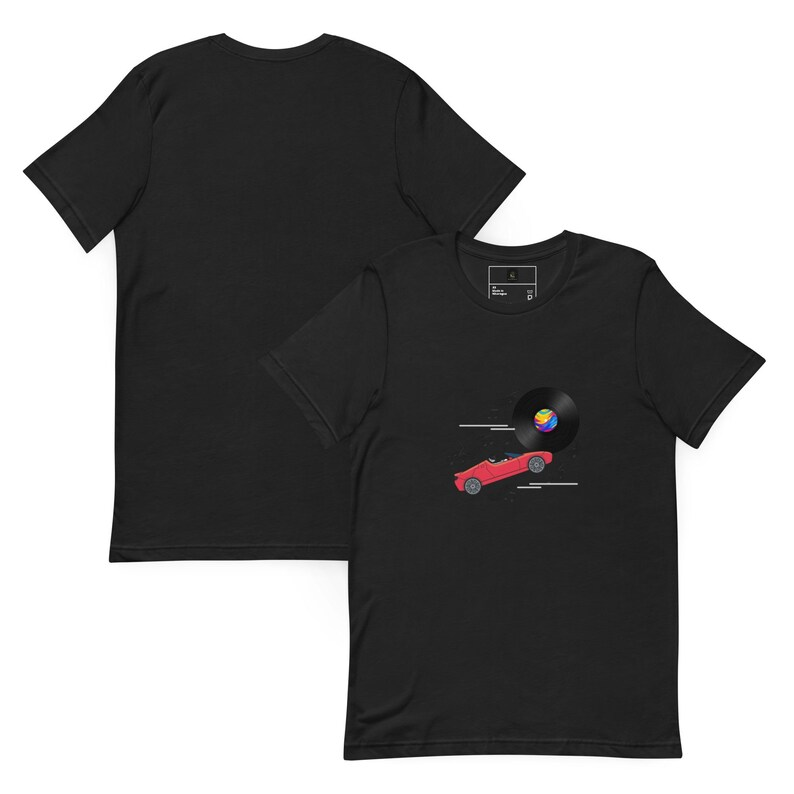 GearGramophone's tweet photo. GearGramophone Merch is Live on @Etsy 
Get yourself a retro vintage  style t-shirt "Retro Vinyl Vibes with Tesla  Roadster."

Super excited for your orders 🥳

Here is the Merch Link

https://t.co/7Ko4sdj5OD https://t.co/xxef3cIBPJ