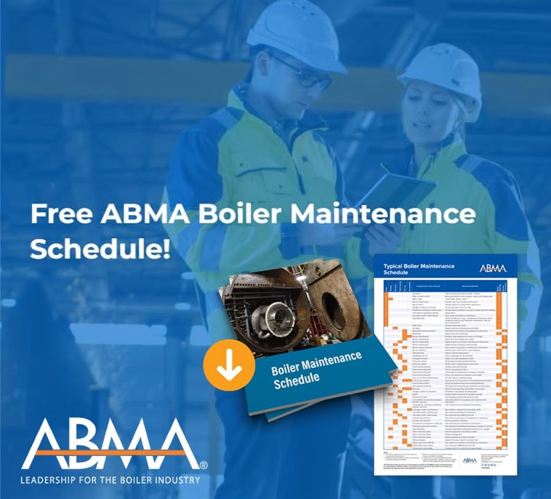 ABMABoiler's tweet photo. 🛠️ Routine maintenance is key for safe, efficient boilers!
ABMA’s #FREE Boiler Maintenance Schedule outlines essential steps helping extend equipment life, prevent costly downtime, support cleaner combustion, &amp; improve overall safety.

➡️ https://t.co/fjkOP0tXAK

#ABMABoiler https://t.co/uRP9AklEkB