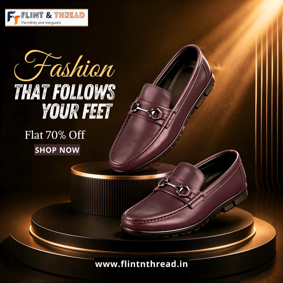 flintandthread's tweet photo. 👞 Step Into Luxury. Walk With Confidence.

Premium loafers crafted for style, comfort &amp; everyday performance. 

🔥 Flat 70% OFF – Limited Time Offer

Shop Now:
 https://t.co/4JOn6iFDI2

#FlintAndThread #MensFashion #Loafers #Footwear #Sale https://t.co/0QPH8TkJIG