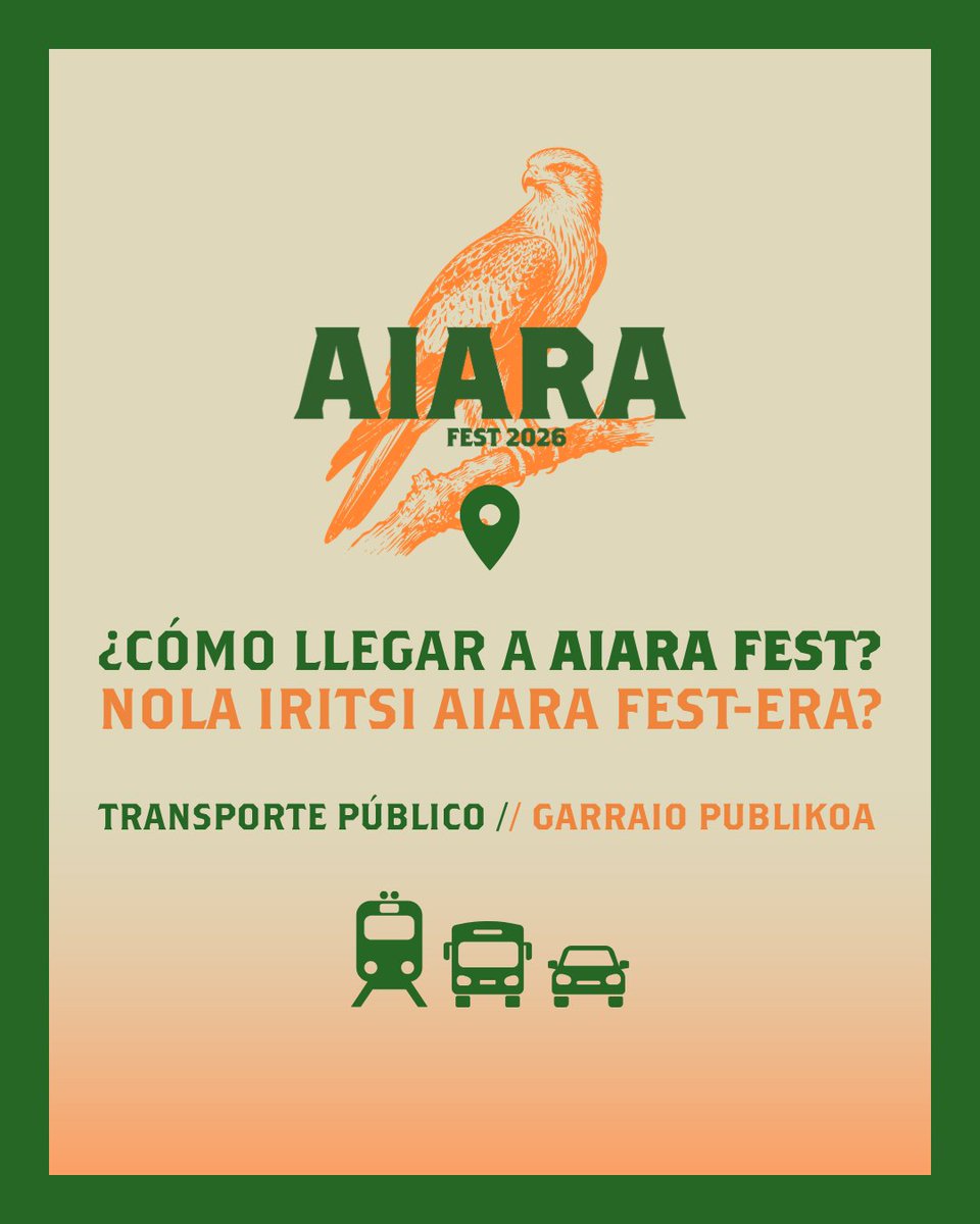 aiarafest's tweet photo. 🗺️🧭 Nola iritsi "El Refor"-era?

Jaialdia gero eta gertuago dago eta informazio guztia izatea nahi dugu, gozatzeko aukera izan dezazun!

Gero eta gutxiago falta da 💚 Zuen zain izango gara! https://t.co/Zumlhws0zj