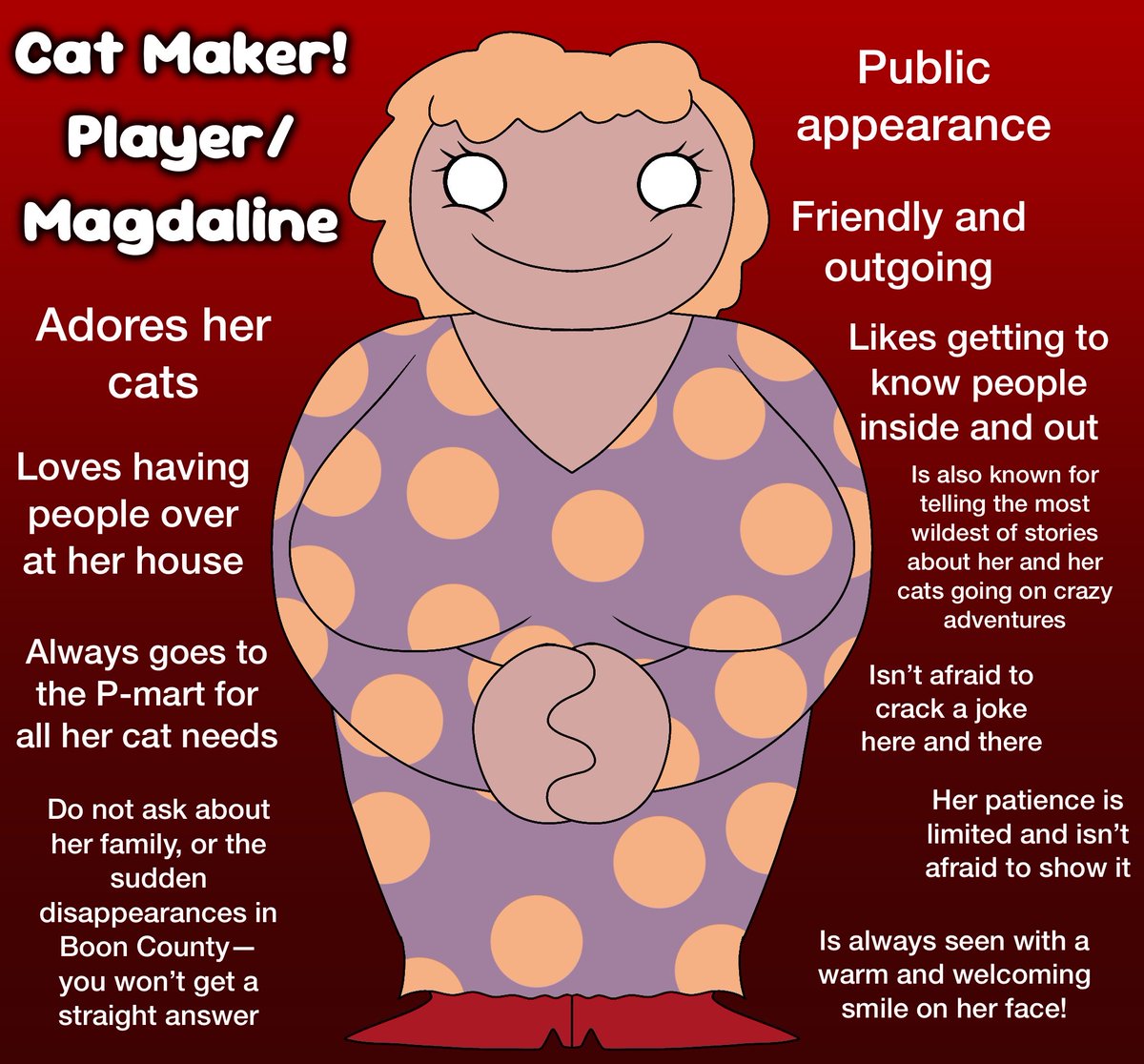 Pixtony2's tweet photo. Spoilers for the Mewgenics Protagonist’s appearance

The protagonist AKA. The Cat Maker https://t.co/0WsqRPZLEG