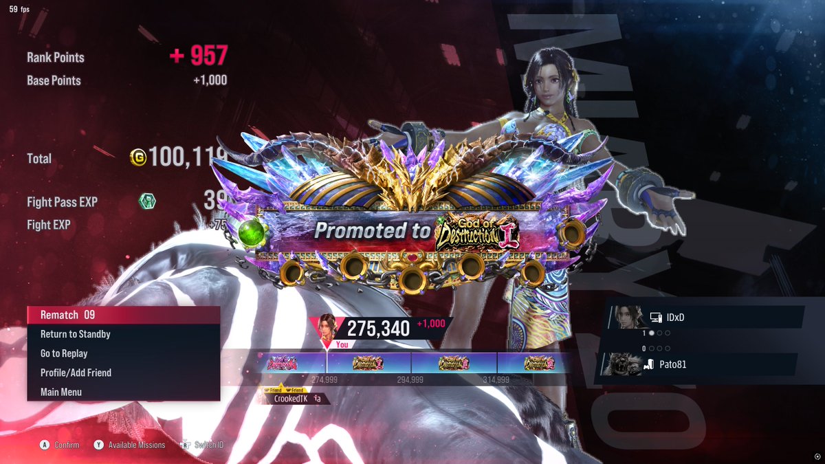IDxDWasTooShort's tweet photo. Got promoted to Tekken King https://t.co/xADgP3jWWY