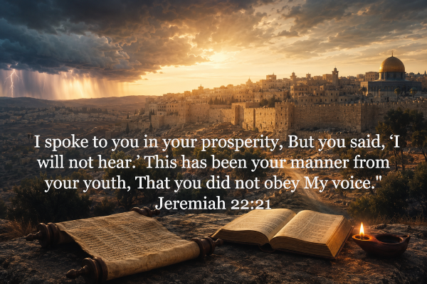 fuzzer60's tweet photo. Prosperity can quietly blind us to sin. In Jeremiah’s day, warnings were ignored because life seemed blessed, until judgment came. Comfort dulls conviction and warnings are resisted. God calls us to repentance while it is still called “today.”  
https://t.co/ntfb0RKmWG https://t.co/KxBKgRsm1X