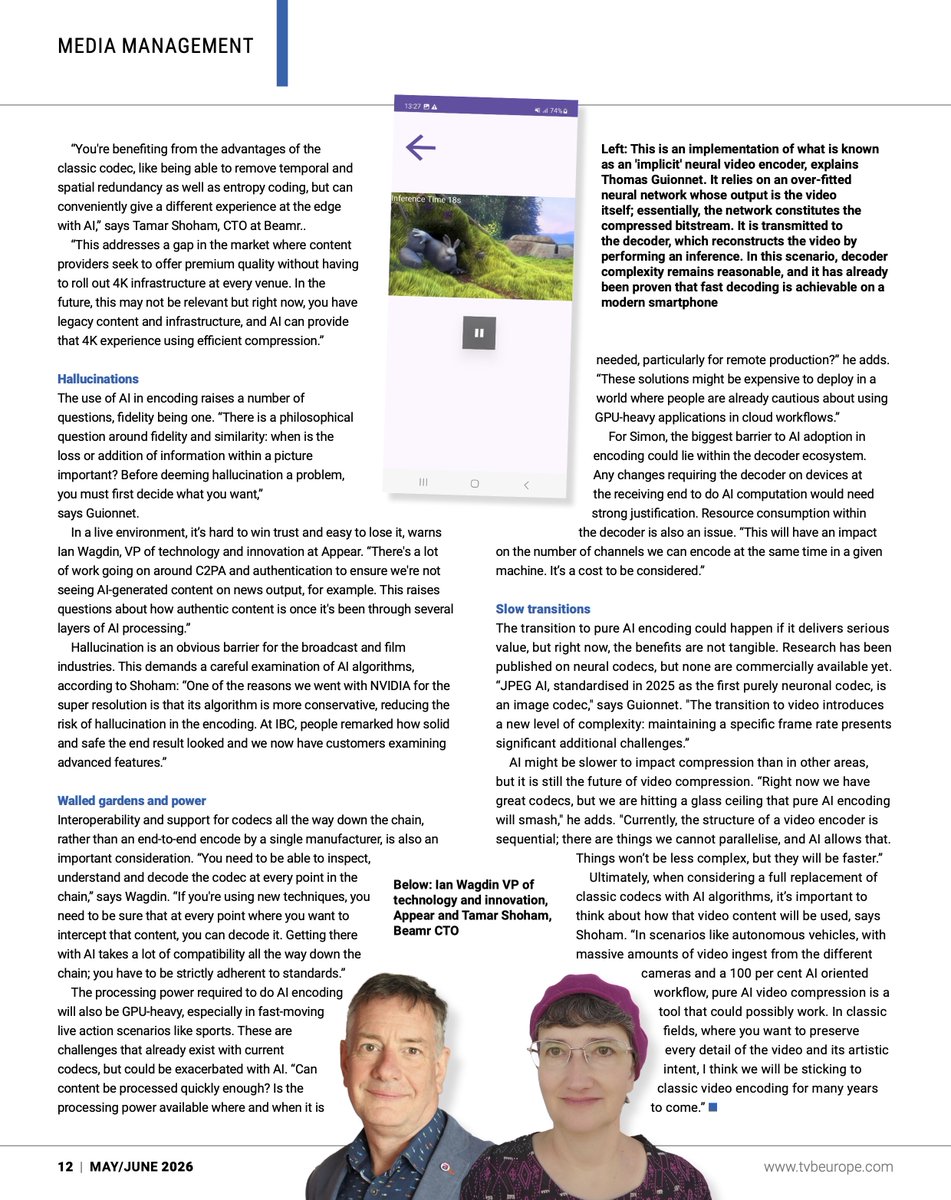 BeamrVideo's tweet photo. @TVBEurope Tamar Shoham quote: https://t.co/IAHlW2R1dR