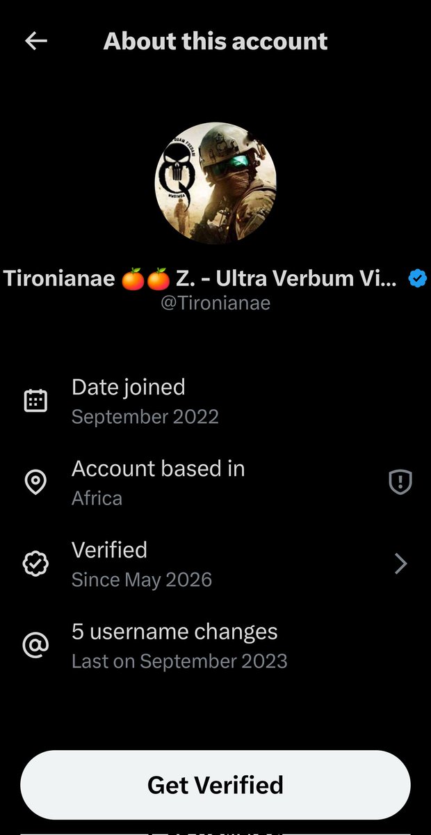 Definitely2Real's tweet photo. @Tironianae An account from Africa? Hmmm rage bait much? https://t.co/FNAJydouS6