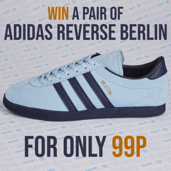 MS_Competitions's tweet photo. Fancy winning a pair of adidas Reverse Berlin for just 99p entry?! 

50% of tickets remain with the winner being drawn this Friday 29th May!⌛️

Enter Here >> https://t.co/l7vJiwj75L https://t.co/GiqcuhgzPW