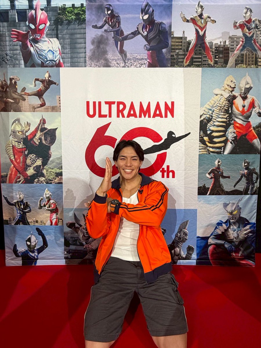 ryomaTDR's tweet photo. 配信ありがとうございました😆
すっごい楽しかったー！！
豪華すぎてあの場に居れたことが幸せすぎました🏋️‍♂️

新番宣ポスターお披露されました☺️
マキタスポーツさんと福島リラさんも
ついにお披露目されました✨

7月4日お楽しみにっ💪
https://t.co/e8iZBHGxy7
#ウルトラマン60周年
#ウルトラマンテオ https://t.co/j9co2fBpuJ