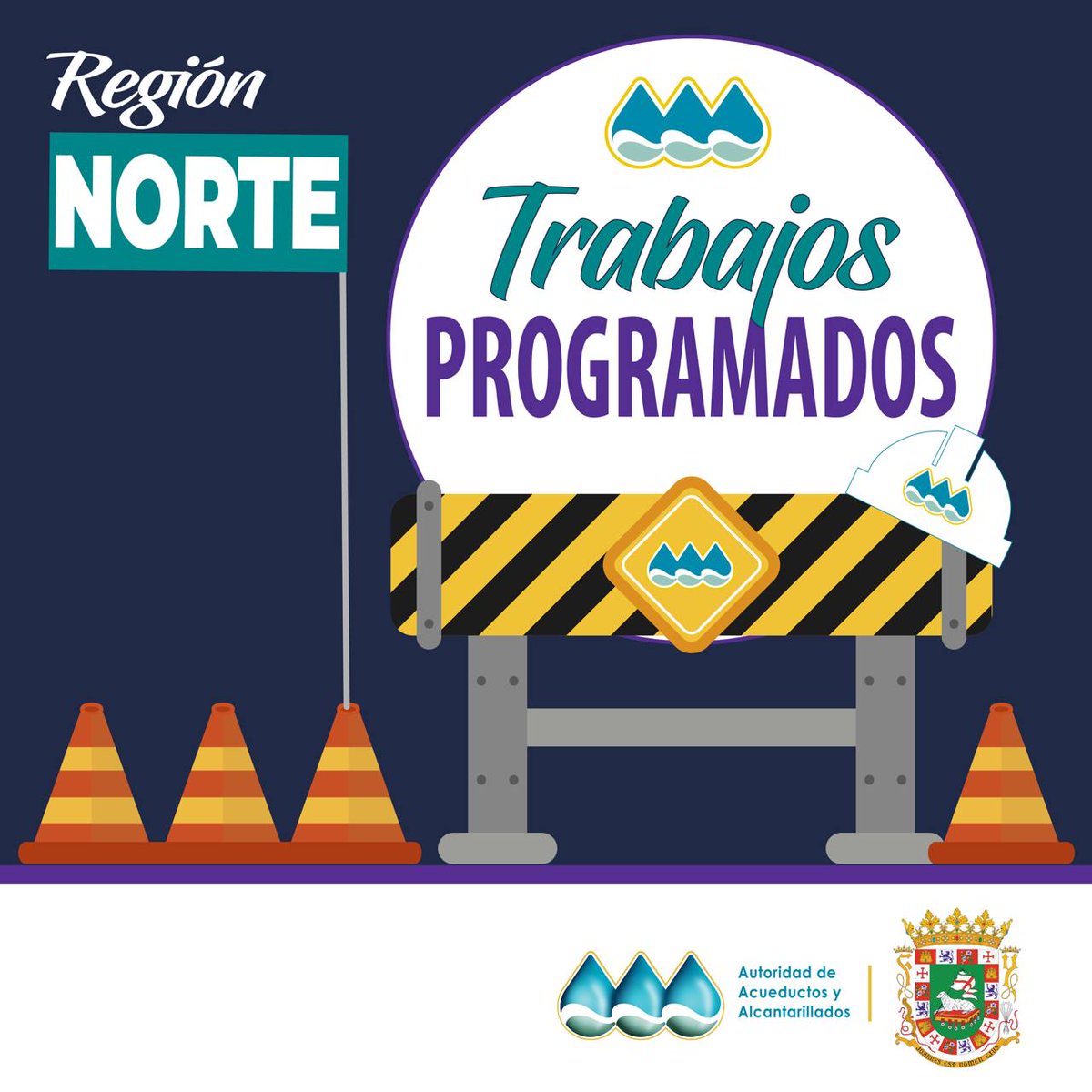 AcueductosPR's tweet photo. 💧[Trabajos programados] Se coordinan para hoy martes, 26 de mayo, trabajos de mejoras en el tanque El Coquí en el Municipio de #Ciales.

🚱 Mientras se realizan los trabajos, clientes en Fullana, Jaguas, Pesas, Santa Clara, La Línea, Casona y áreas aledañas experimentarán interrupción del servicio de agua potable.

💧Una vez concluidos los trabajos y obtenido el endoso del Departamento de Salud, iniciará la recuperación del sistema y el restablecimiento del servicio hacia los abonados de la zona.