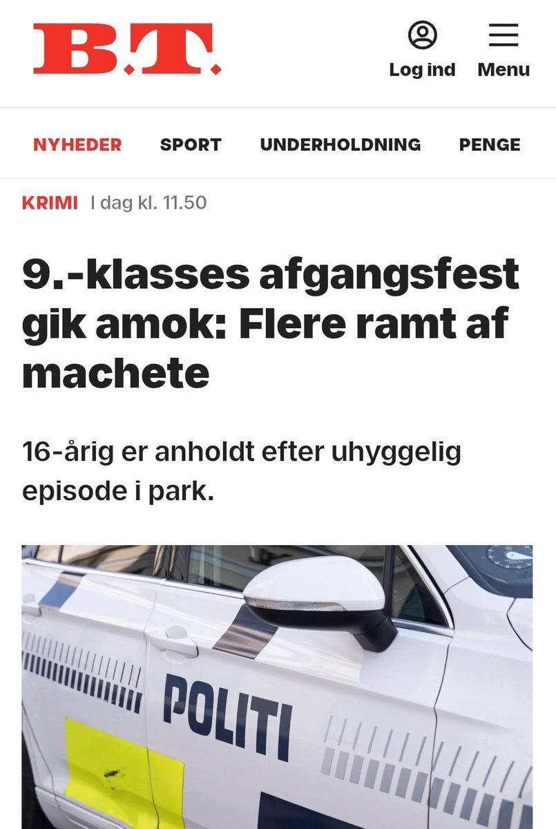 Nordentoft1993's tweet photo. Hvad er sandsynligheden for, at gerningsmanden har oprindelse i Mellemøsten eller Nordafrika?

Nok ret høj. Det plejer i hvert fald ikke at være typisk dansk adfærd at hugge folk med macheter #dkmedier #dkpol https://t.co/ujGhIWGdDv
