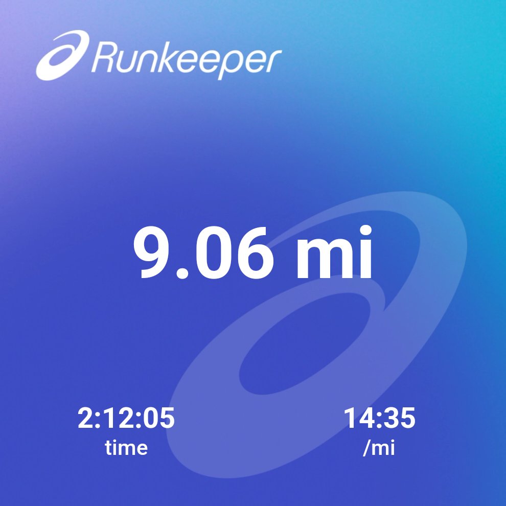 AA3B's tweet photo. I just completed an activity with Runkeeper.  15,096 steps. https://t.co/KXez4UJr2H