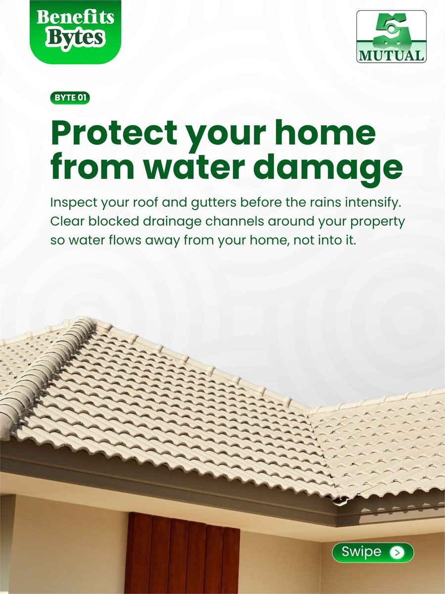 MutualPlc's tweet photo. The rainy season is already here. 

Your home, your health, your vehicle and even your income could all be exposed to unexpected risks.

The good news? You still have time to prepare and protect yourself.

#YourBenefitsOurGoals #RainySeason #InsuranceNigeria #MutualBenefits https://t.co/xMWq8JeKrY