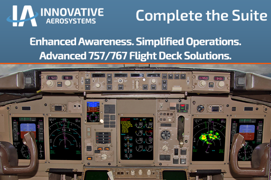 ISS_Aviation's tweet photo. Innovative Aerosystems’ 757/767 FPDS with integrated EICAS brings modern display capability, improved reliability, and streamlined maintenance to legacy fleets.

Learn more here: https://t.co/iTprEXya09 https://t.co/JxLVZaQIeI
