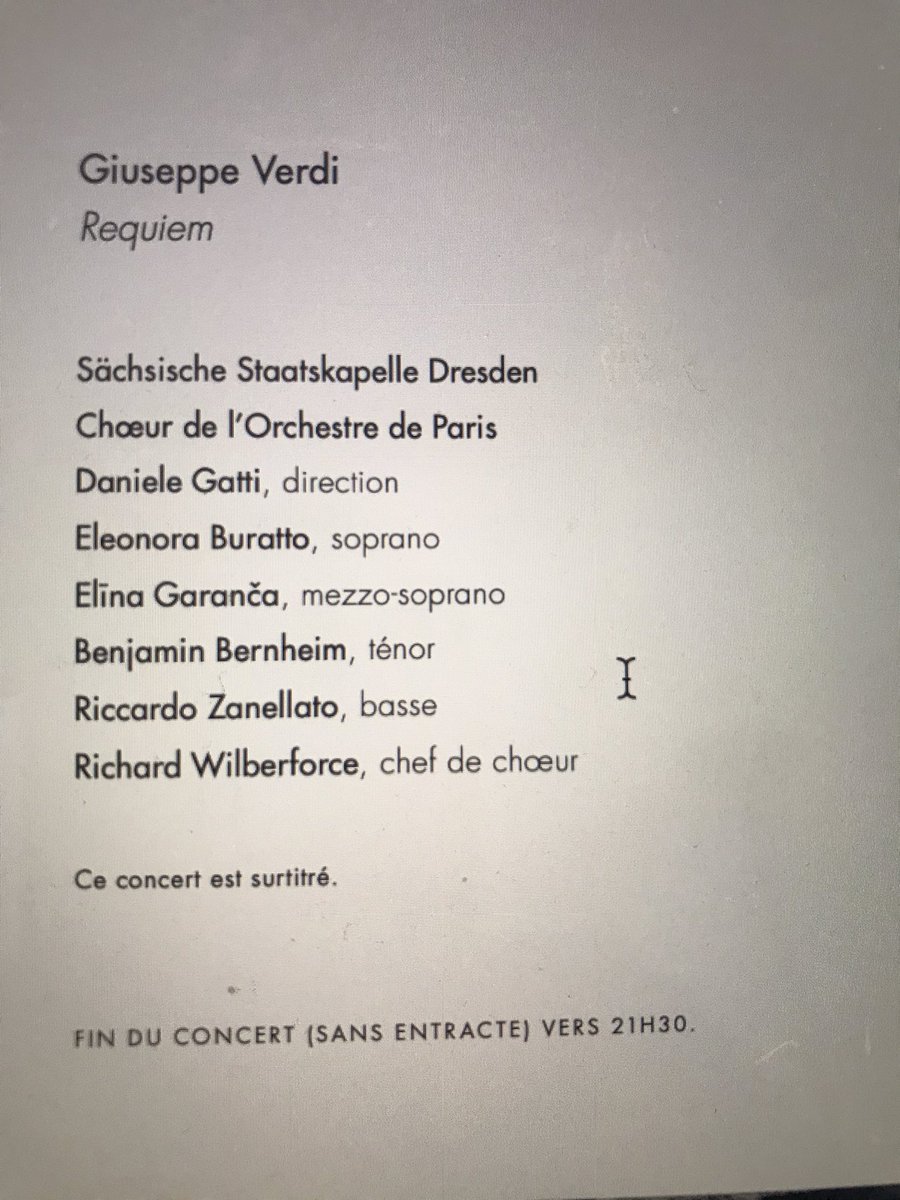 ch_OrchParis's tweet photo. Après un début de saison @philharmonie avec @andris_nelsons le @Gewandhaus et Brahms nous la terminerons le 30 mai avec Verdi ♥️ le plus vieil orchestre du monde la @StaatskapelleDresden @ben_bernheim @elinagaranca @EleonoraBuratto @Richizan et Daniele Gatti 🥰 Pas mal non 🤣 🙏 https://t.co/rWogvhkiyU