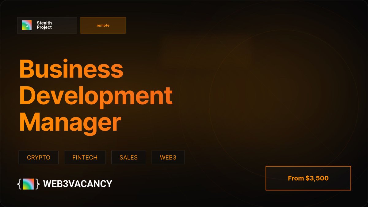 Web3Vacancy tweet media