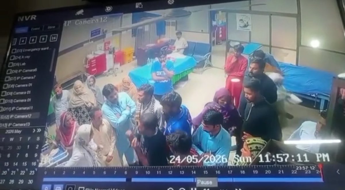 DrMShujat's tweet photo. Are female doctors not women too? Why does no one raise their voice when lady doctors are abused, threatened, or attacked inside hospitals? If this involved an actress, singer, influencer, or celebrity, social media would be flooded with outrage within minutes. But when a female doctor faces violence while serving patients, society often stays silent.