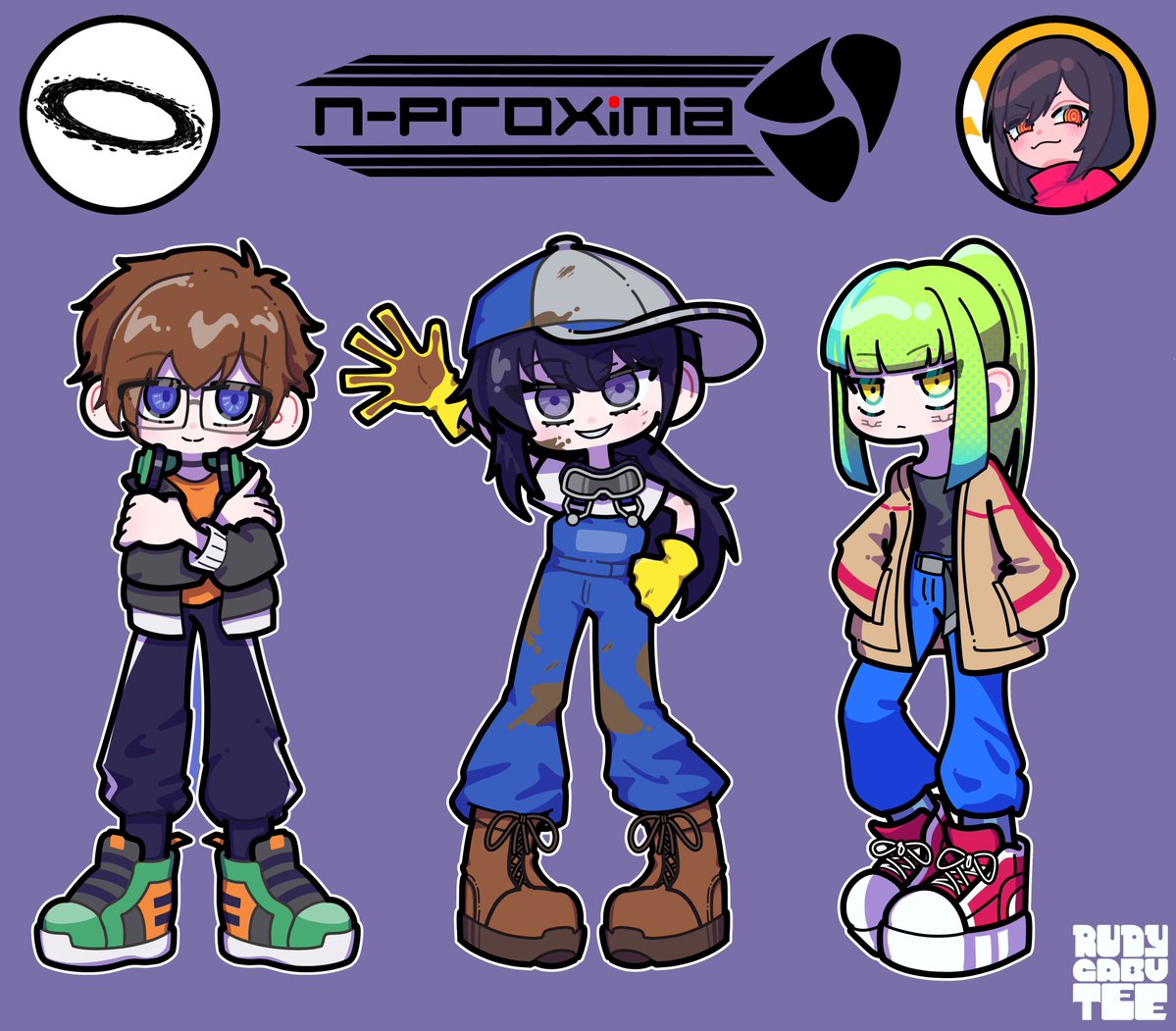 RudyGabutee's tweet photo. art collab with @dumby_chan! their design so cool ✨️💖 i had a lot of fun workin on this!!

thank u dumby!!

#NPROXIMA https://t.co/ZunDvCO5We