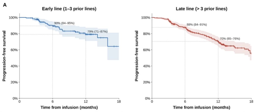 NicoGagelmann's tweet photo. Standard-of-care ciltacabtagene autoleucel in earlier versus later lines of therapy for relapsed or refractory multiple myeloma

https://t.co/e7J7NdDSzf https://t.co/EExP8NTIXo