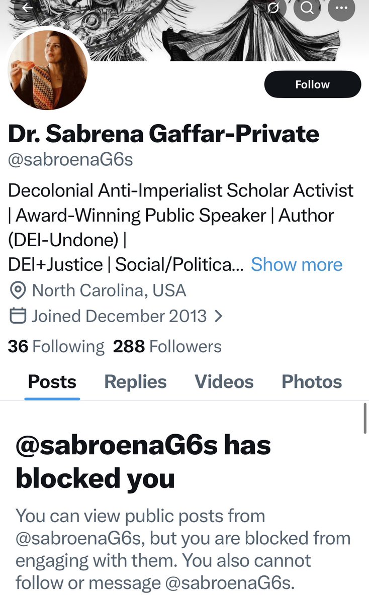 Dr. Sabreena Ghaffar-Siddiqui tweet media
