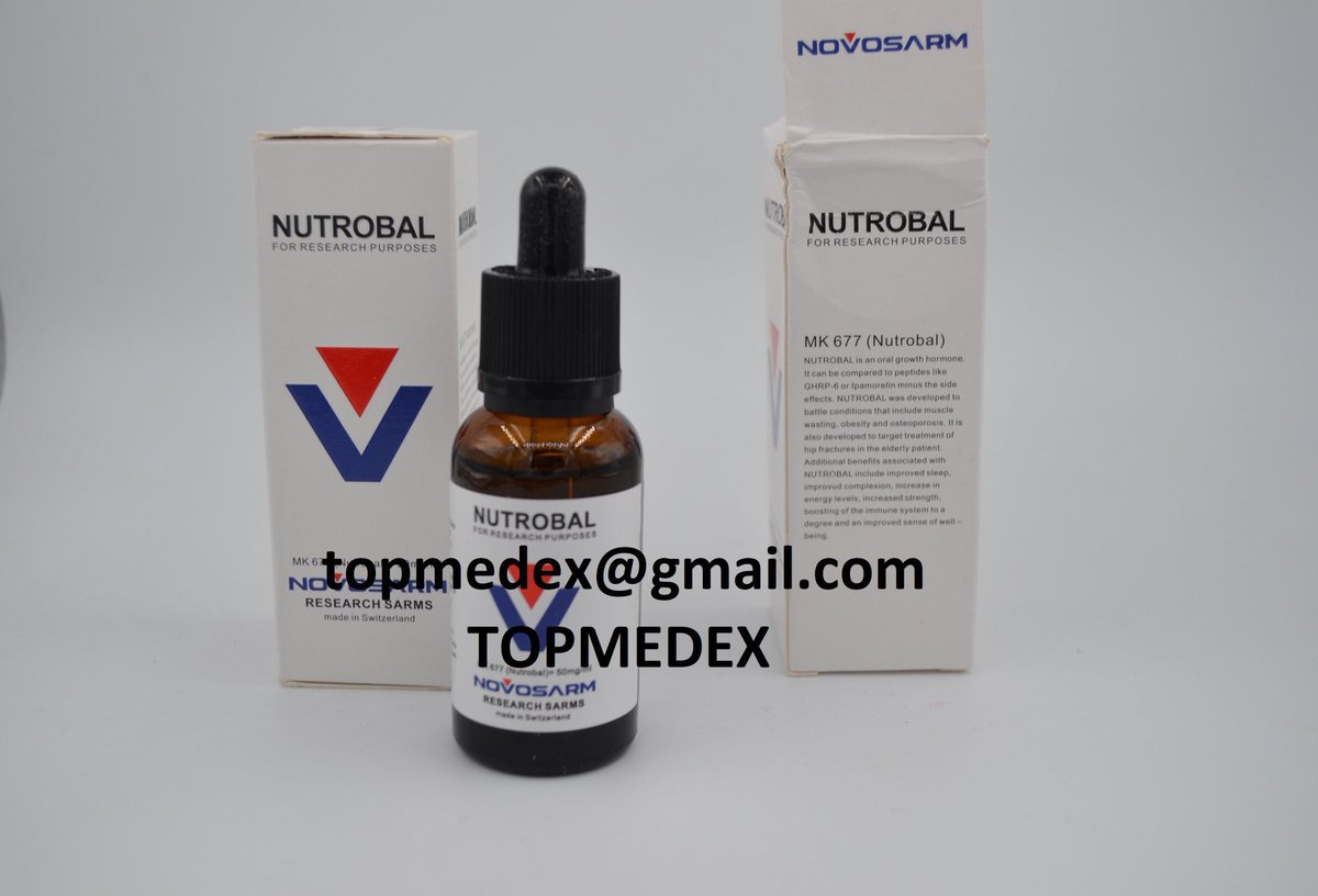 TOPMEDEX's tweet photo. #NovoSarm 30ml #SARMS 
Switzerland🇨🇭ONLY FOR BULKS !          
#LIGANDROL (LGD 4033)          
#TESTOLONE
#NUTROBAL (MK-677) 
#STENABOLIC (SR 9009)
 CONTACT US FOR MORE:👇
https://t.co/A355cZHxEh https://t.co/C8DZGxySxb